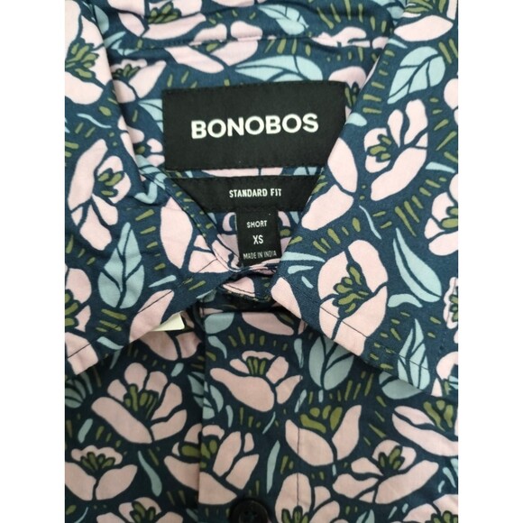 Bonobos Riviera Short Sleeve Men's Shirt Printed Standard Fit Short XS 282326 - Picture 6 of 6